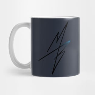 Manic Blue "MB" Monogram Logo Mug